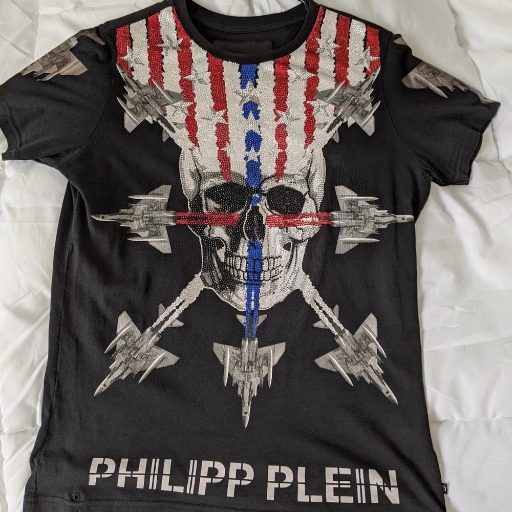 Philipp Plein Tee Shirt T-shirt - America USA - Patriotic - German Designer